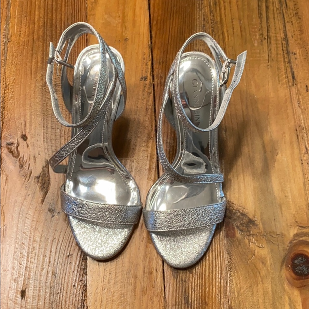Silver shoes